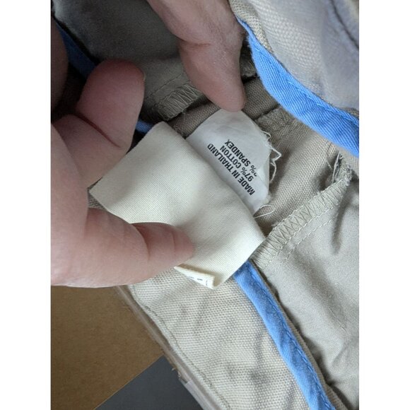 Gap Khaki Skirt Size 1 Tan Modest Womens Back Slit - Picture 7 of 8